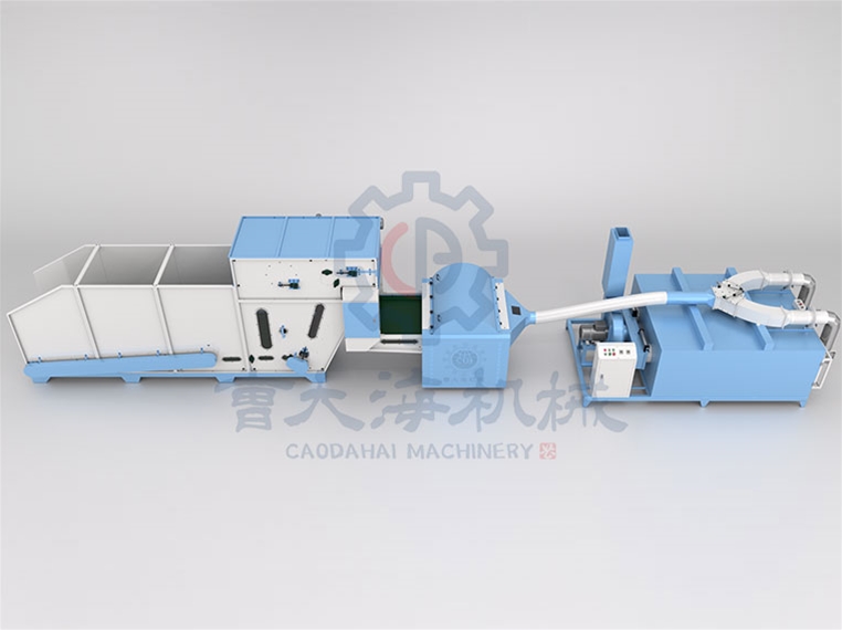 Fully Automatic Micro polyester Fiber Opening and Packaging